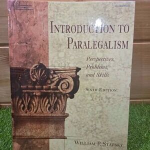 Introduction to Paralegalism 6th edition